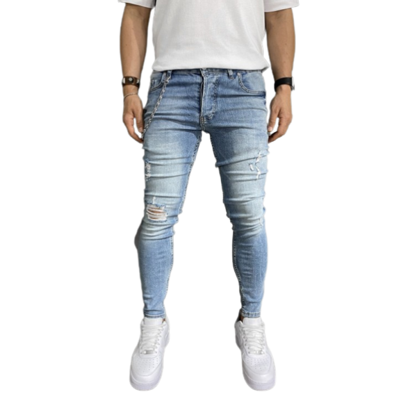 Jean Βlack Island 6585 Μπλέ Skinny fit